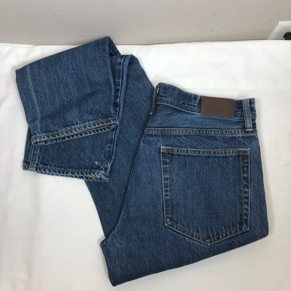 J.CREW The Sutton Cotton Medium Wash Straight Leg Men’s Jeans W30 L30